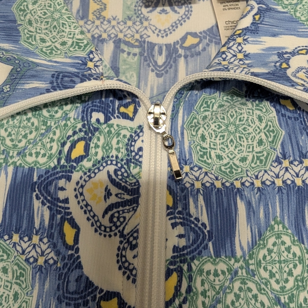 Chico's Multicolor Patterned Jacket - image 6